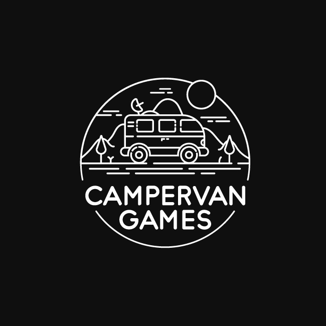 Campervan – zwart-wit